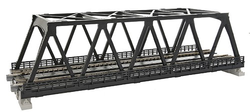 Kato N 20-438 Unitrack Double Track Truss Bridge Black 248mm 9-3/4"