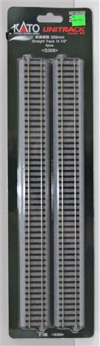 Kato HO Unitrack 2-180 Straight Track 369mm 14 1/2" 4 pieces