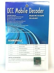 SoundTraxx 852001 MC1H102P8 DCC Mobile Decoder
