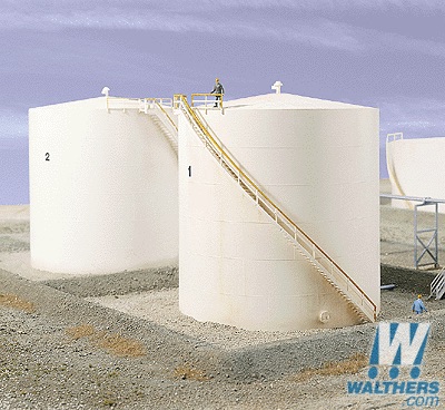 Walthers Cornerstone HO 933-3168 Tall Oil Storage Tank - Kit