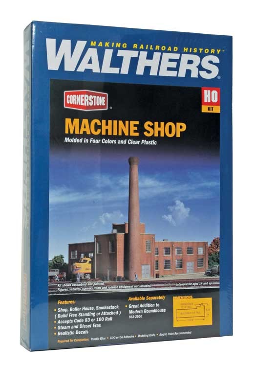 Walthers Cornerstone HO 933-2902 Machine Shop - Kit