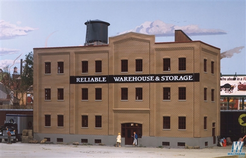 Walthers Cornerstone HO 933-3014 Reliable Warehouse and Storage - Kit