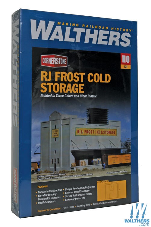 Walthers Cornerstone HO 933-3020 RJ Frost Cold Storage - Kit