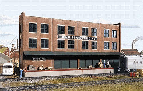 Walthers Cornerstone HO 933-3173 Commissary/Freight Transfer Station Building - Kit