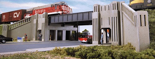 Walthers Cornerstone HO 933-3190, Art Deco Highway Underpass