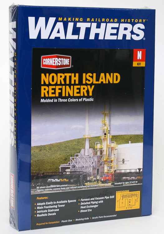 Walthers Cornerstone N 933-3219 North Island Oil Refinery - Kit