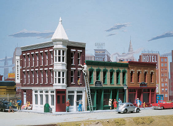Walthers Cornerstone N 933-3224 Merchant's Row II - Kit