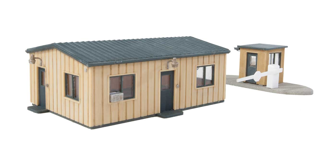 Walthers Cornerstone HO 933-3517 Office and Guard Shack - Kit