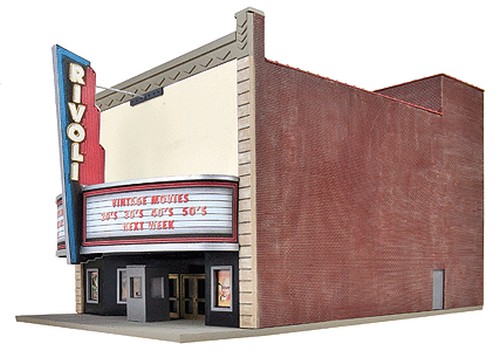 Walthers Cornerstone  HO 933-3771  Rivoli Theater kit