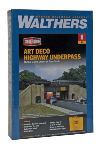 Walthers Cornerstone N 933-3800 Art Deco Underpass - Kit
