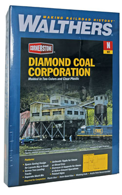 Walthers Cornerstone 933-4046 - La Mine De Charbon Diamond Coal Modèle Chemin De Fer Accessoires