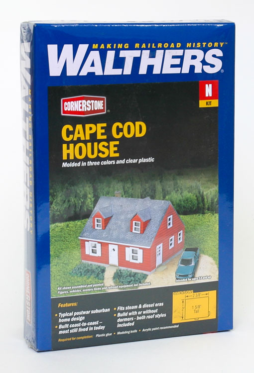Walthers Cornerstone N 933-3839 Cape Cod House - Kit