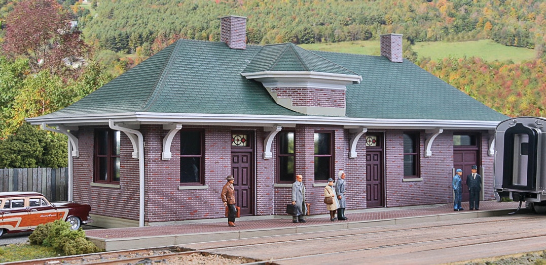Walthers Cornerstone HO 933-4054 Pella Depot - Kit