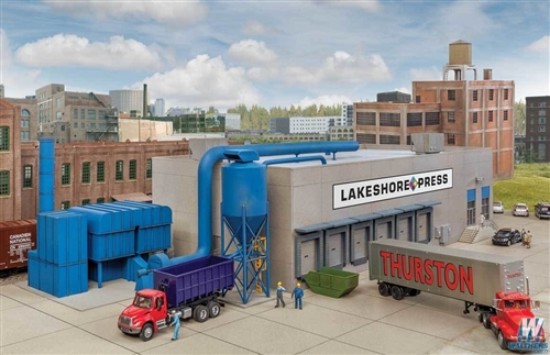 Walthers Cornerstone HO 933-4079 Modern Printing Plant - Kit