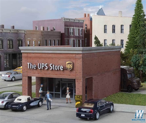 Walthers Cornerstone HO 933-4112 The UPS Store - Kit
