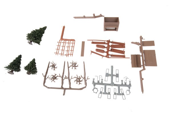 Walthers SceneMaster 949-2902 Camp Site with Two Camping Trailers, Signs & Accessories - Kit