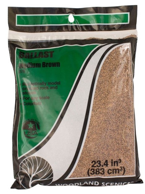 Woodland Scenics B79 Medium Ballast Bag - Brown