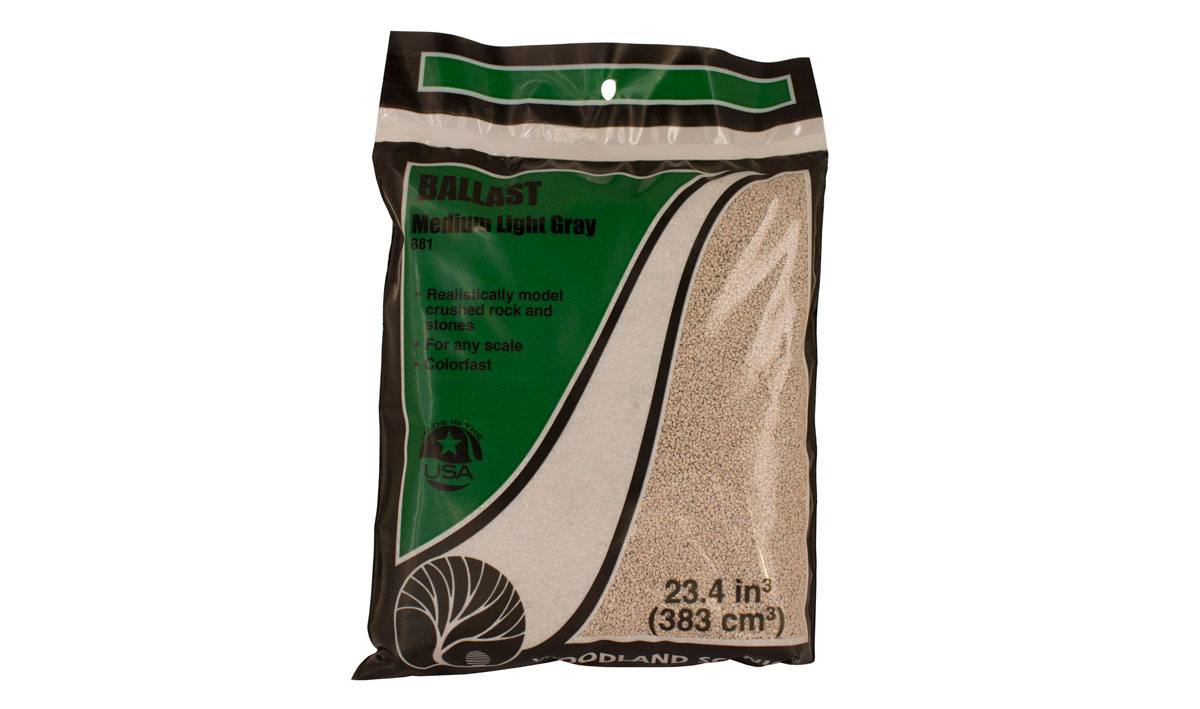 Woodland Scenics B81 Medium Ballast Bag - Light Gray