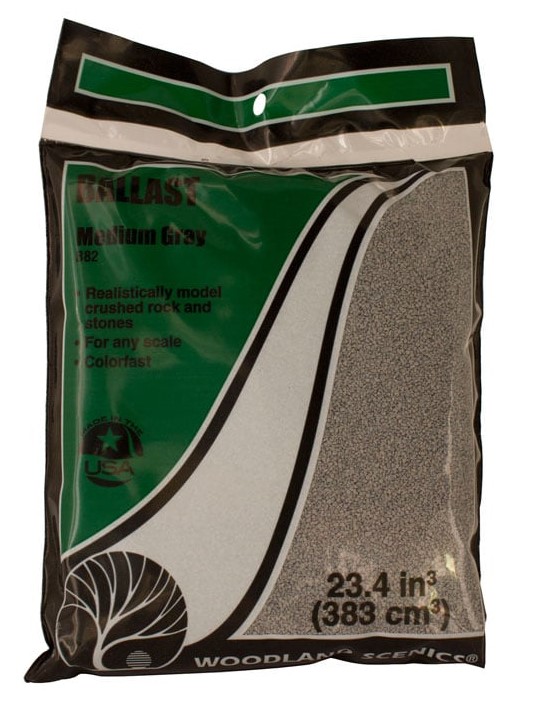 Woodland Scenics B82 Medium Ballast Bag - Gray
