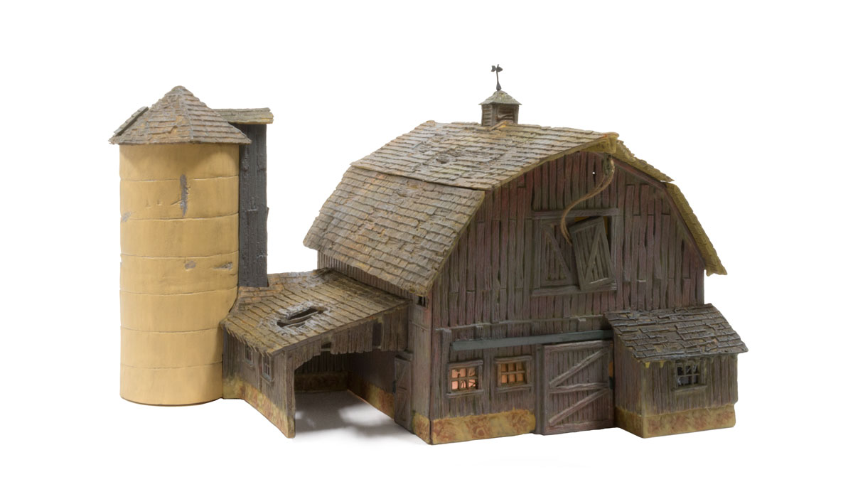 Woodland Scenics BR4932 N Built Up Weathered Barn