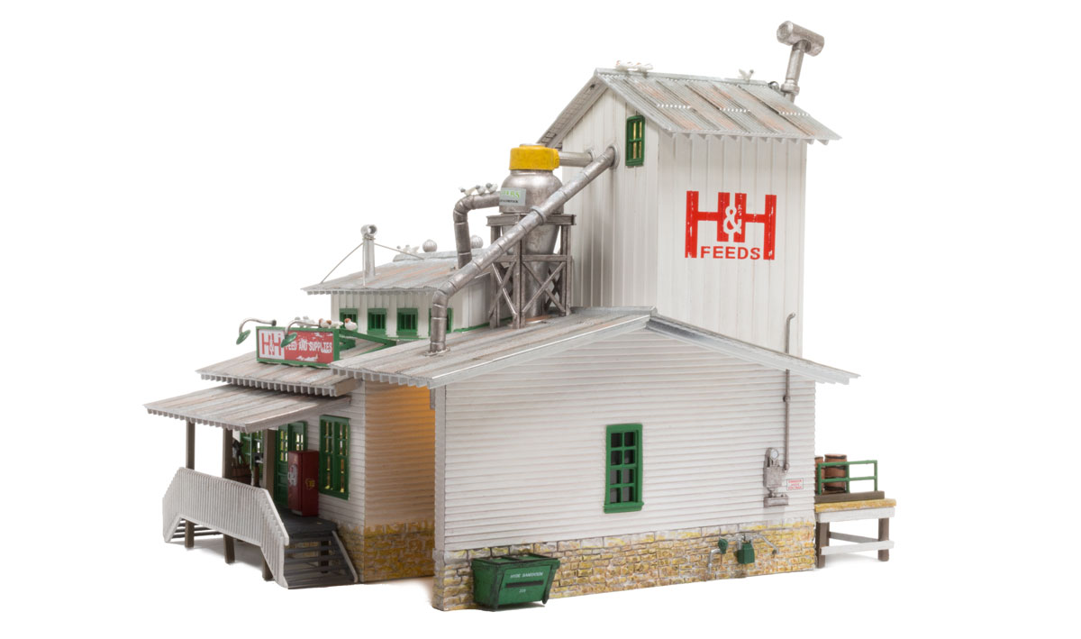 Woodland Scenics BR4949 N Built Up H&H Feed Mill