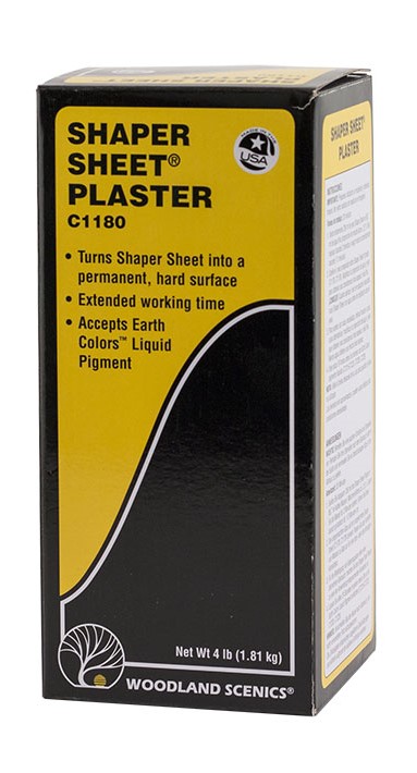 Woodland Scenics C1180 Shaper Sheet Plaster - 4 lb Carton