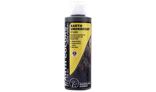 Woodland Scenics C1229 Earth Color Undercoat - 8oz