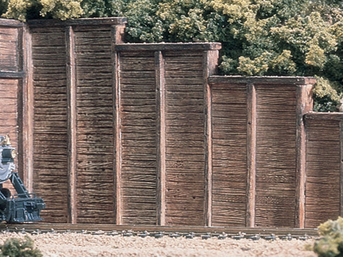 Woodland Scenics HO C1260 Retaining Wall Cut Timber