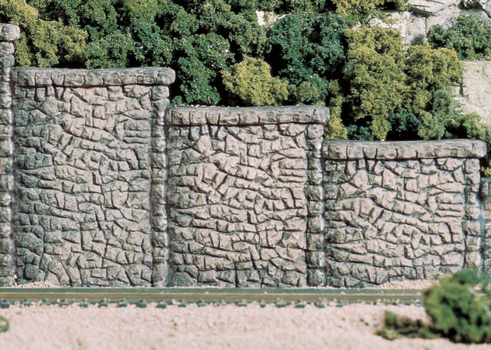 Woodland Scenics HO C1261 Retaining Wall Random Stone