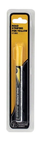 Woodland Scenics C1292 Road Striping Pen Yellow