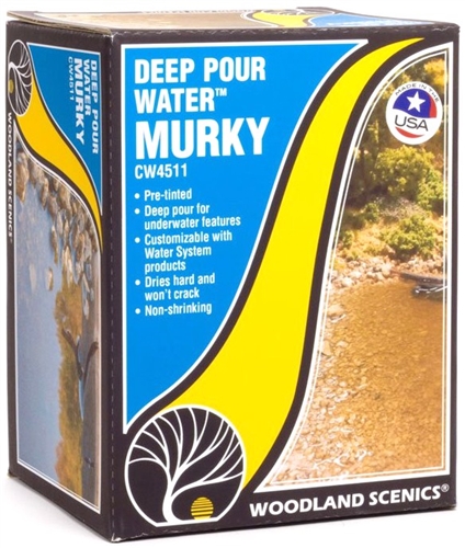 Woodland Scenics CW4511 Deep Water Pour - Murky