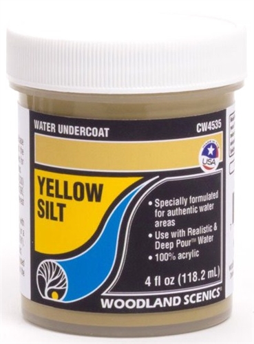Woodland Scenics CW4535 Water Undercoat - Yellow Silt