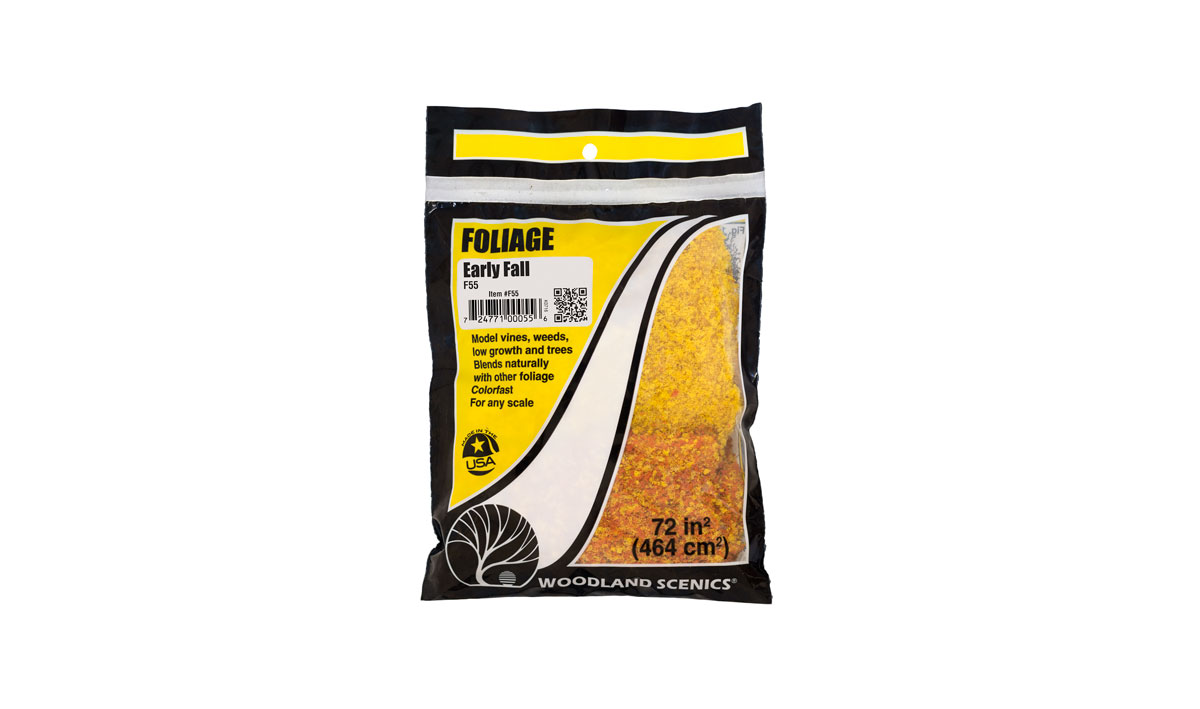 Woodland Scenics F55 Foliage Early Fall Mix - Bag