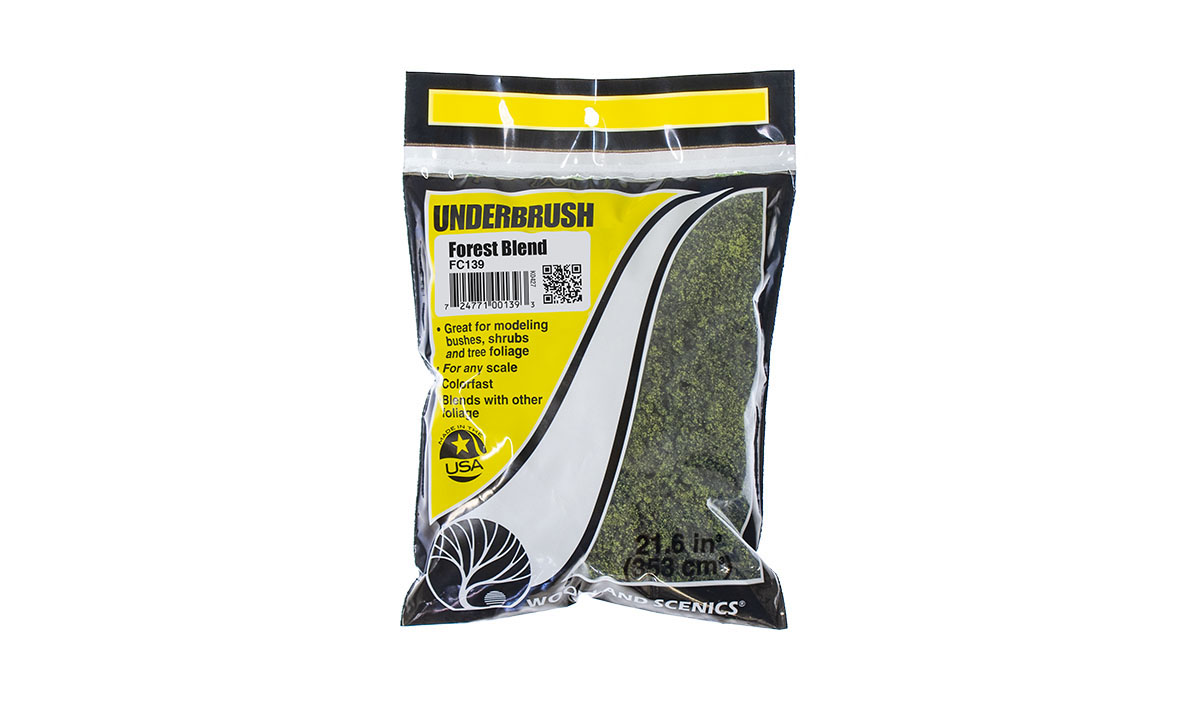 Woodland Scenics FC139 Underbrush Forest Blend - Bag