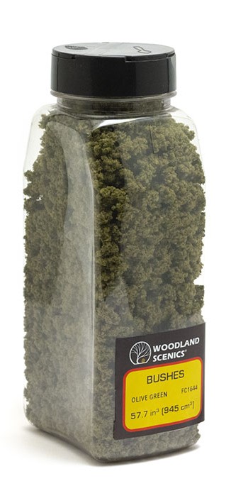 Woodland Scenics FC1644 Bushes Shaker - Olive Green