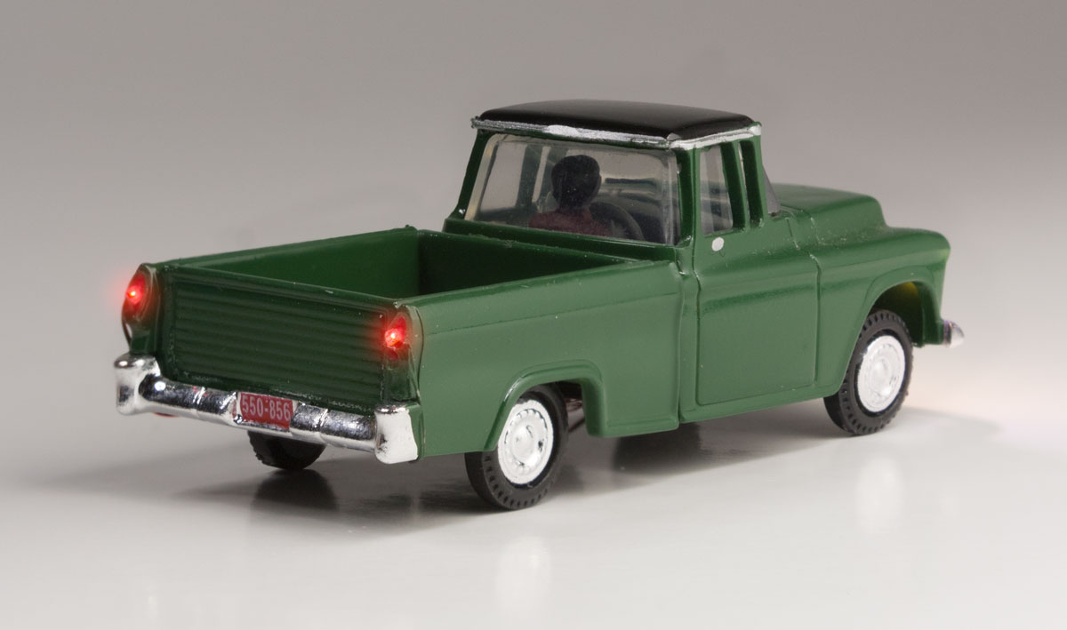 Woodland Scenics HO JP5590 Just Plug Vehicles - Green Pickup