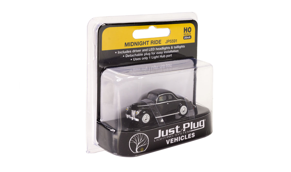 Woodland Scenics HO JP5591 Just Plug Vehicles - Midnight Ride