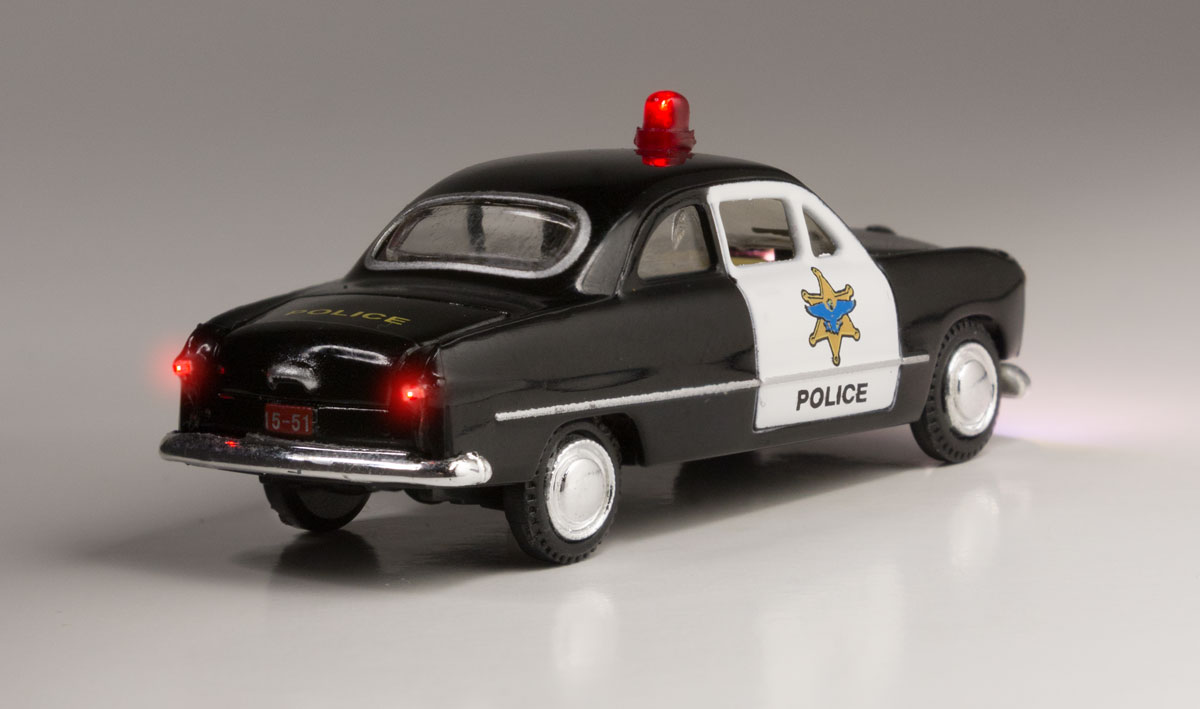 Woodland Scenics HO JP5593 Just Plug Vehicles -  Police Car