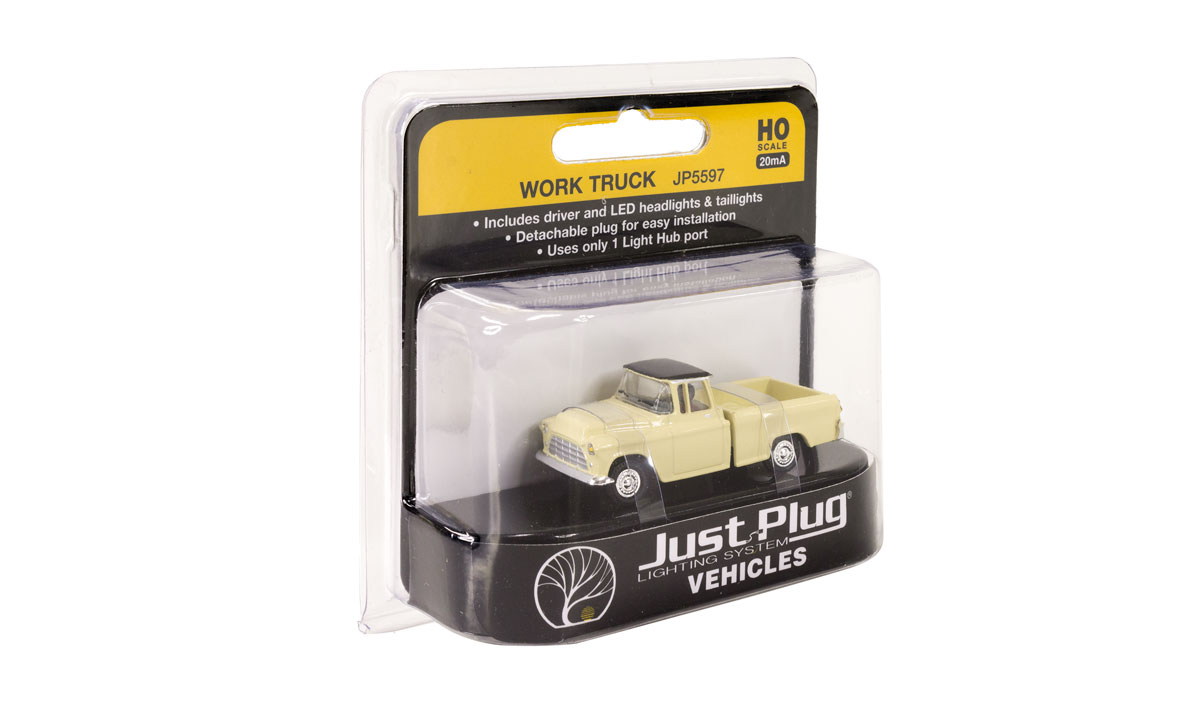 Woodland Scenics HO JP5597 Just Plug Vehicles -  Work Truck