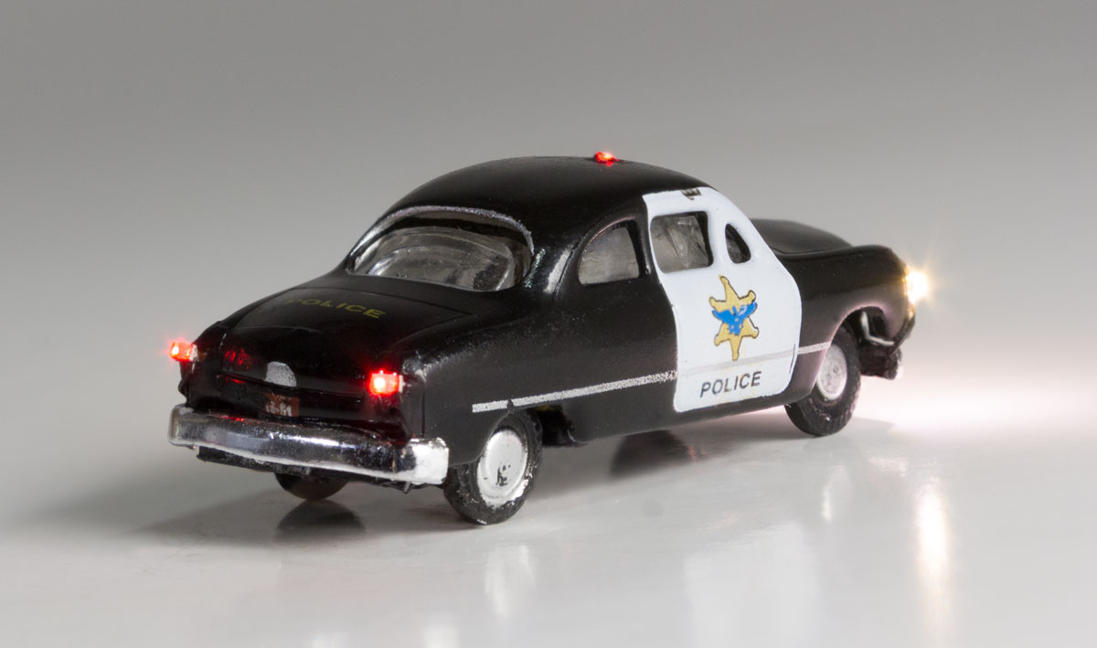 Woodland Scenics N JP5613 Just Plug Vehicles - Police Car