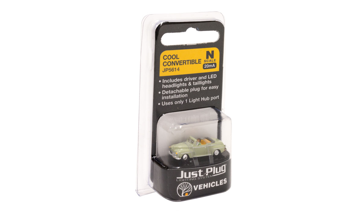 Woodland Scenics N JP5614 Just Plug Vehicles - Cool Convertible