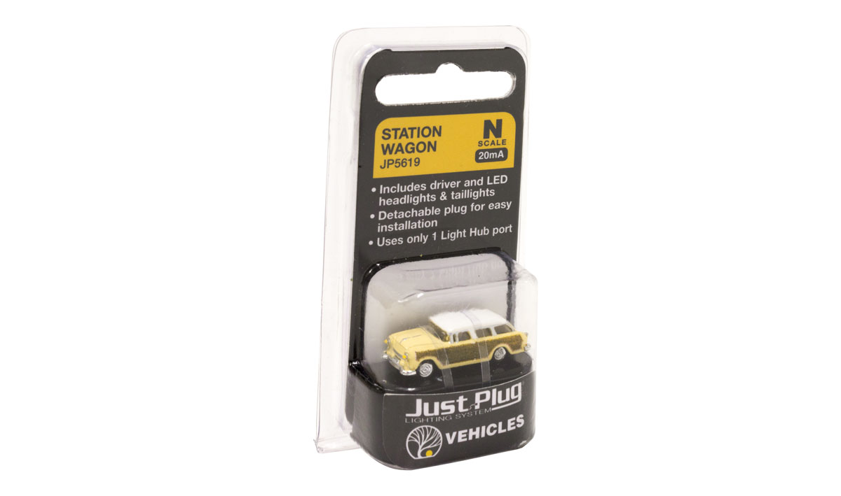 Woodland Scenics N JP5619 Just Plug Vehicles - Station Wagon