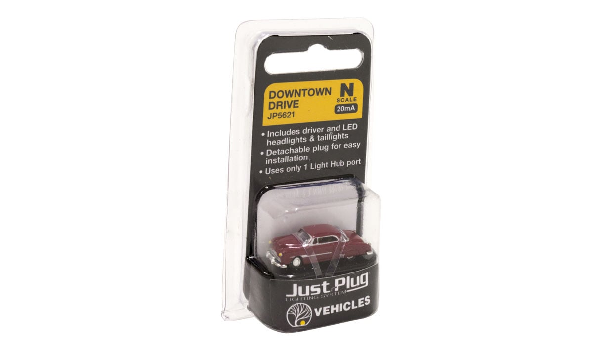 Woodland Scenics N JP5621 Just Plug Vehicles - Downtown Drive