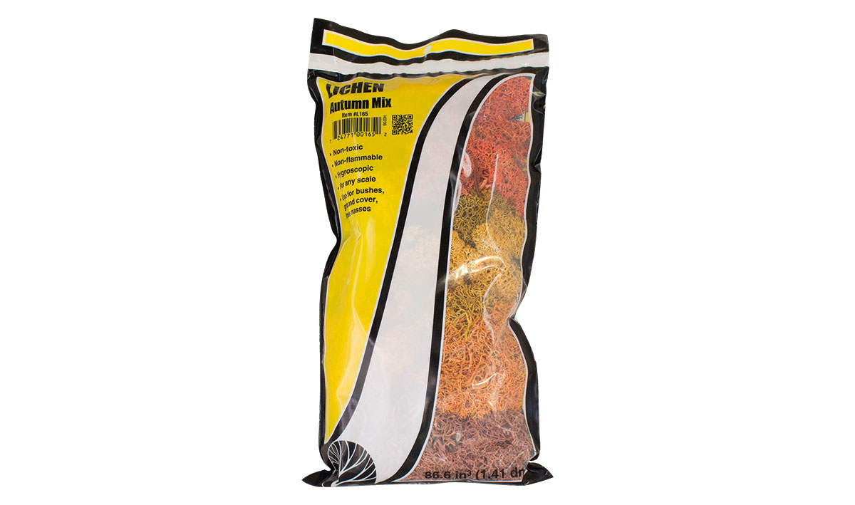 Woodland Scenics L165 Lichen Bag - Autumn Mix