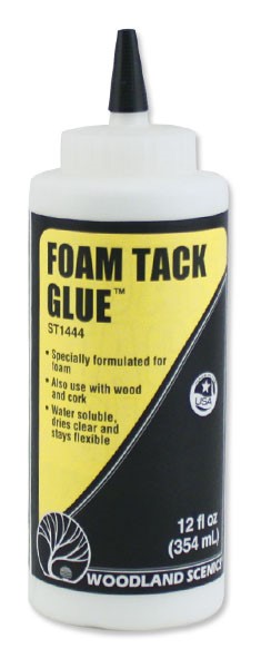 Woodland Scenics ST1444 Foam Tack Glue - 12 oz bottle