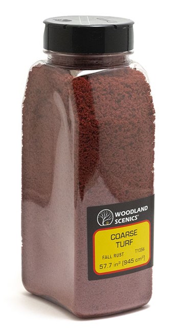 Woodland Scenics T1356 Coarse Turf - Shaker - Fall Rust