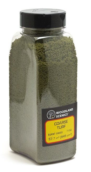Woodland Scenics T1362 Coarse Turf - Shaker - Burnt Grass