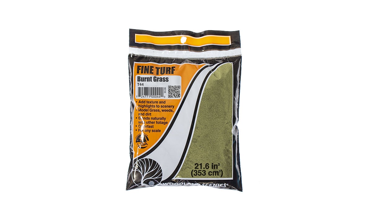 Woodland Scenics T44 Fine Turf - Bag - Burnt Grass