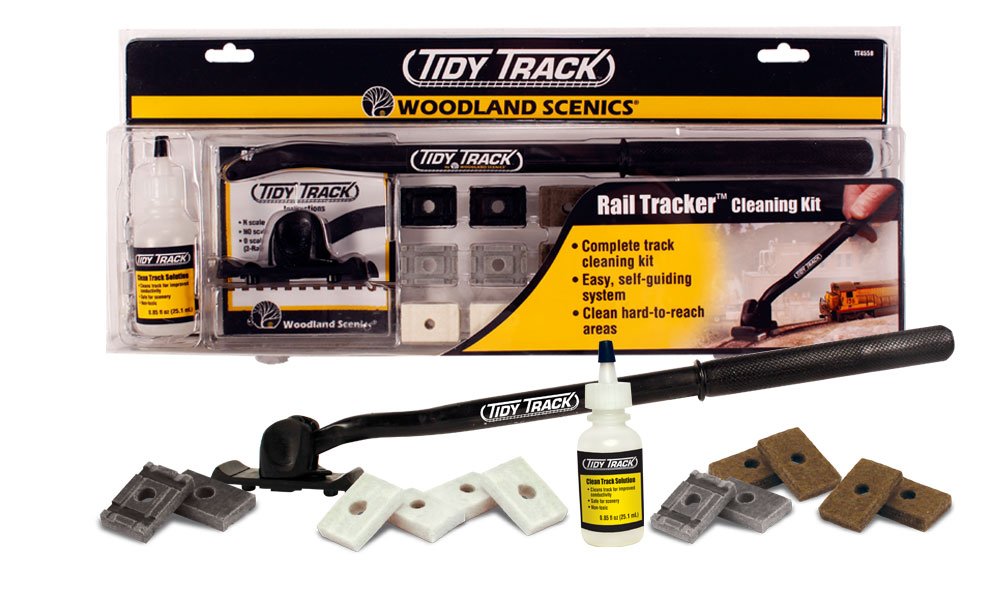 Woodland Scenics TT4550 Rail Tracker Cleaning Kit - All Scales