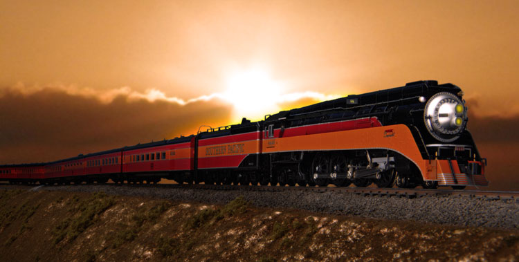 Kato N 106-063-1 Southern Pacific Lines 'Morning Daylight' 10 Car